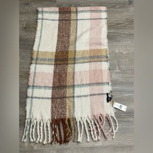 Plaid blush Cejon Scarf